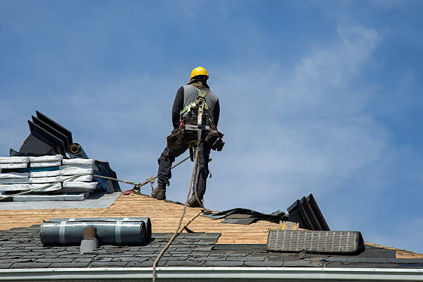 Professional Flat Roof Repair technician working in Red Oak, GA
